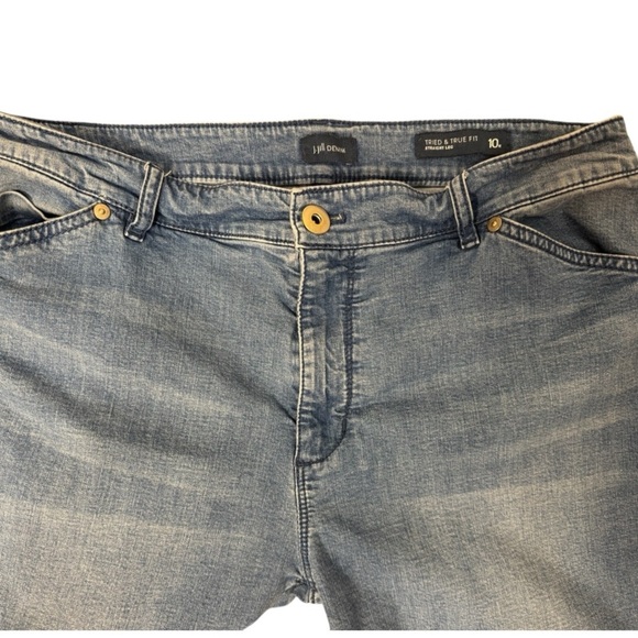 J.Jill Tried & True Fit Straight Leg Denim Jean size 10 - Picture 3 of 3